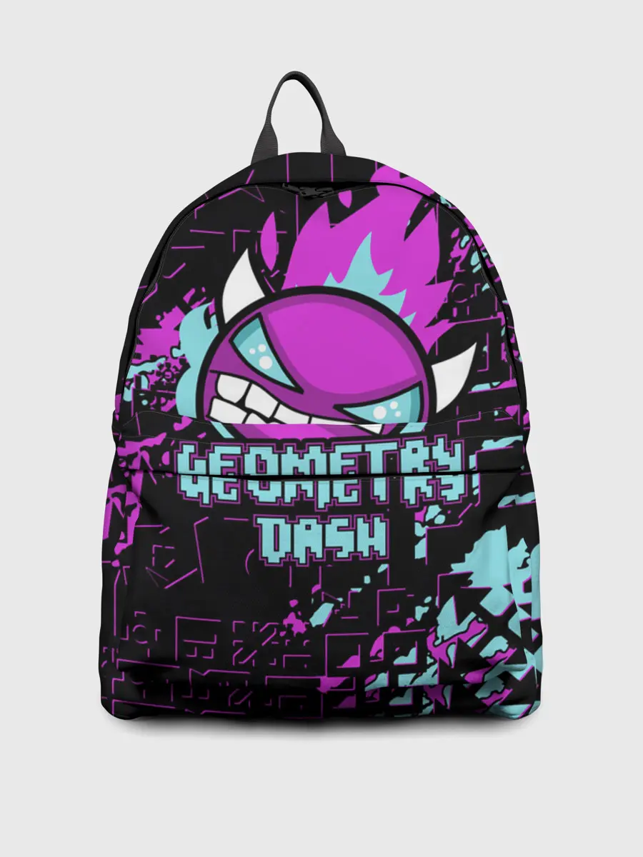 Рюкзак джинсовый / Geometry Dash