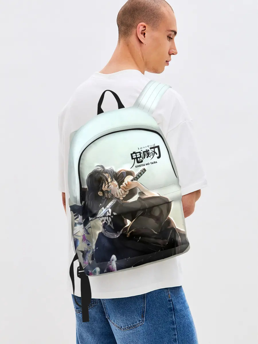 Рюкзак джинсовый / Муичиро Токито Kimetsu no Yaiba