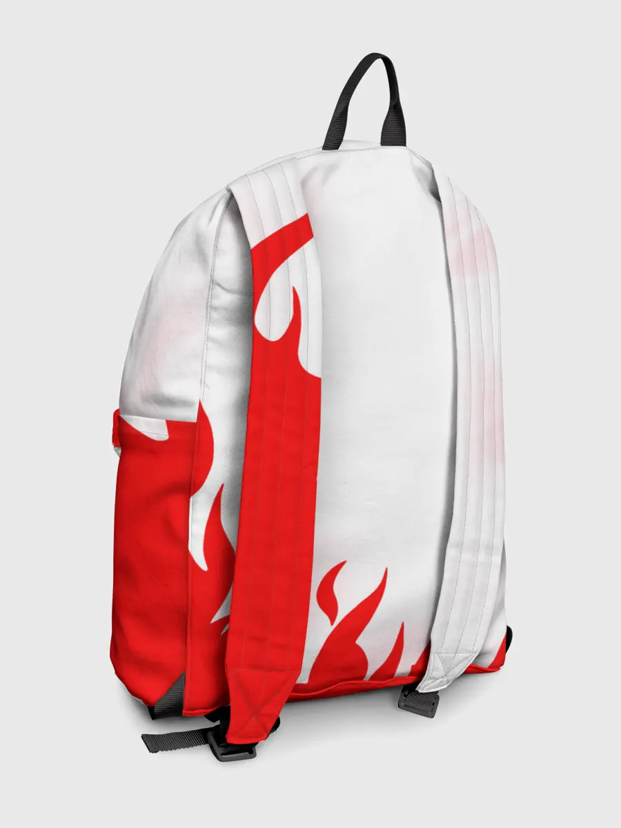 Рюкзак джинсовый / Танджиро и Незуко в огне