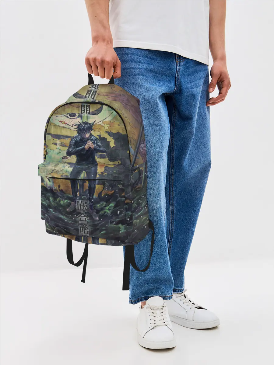 Рюкзак джинсовый / Anime art