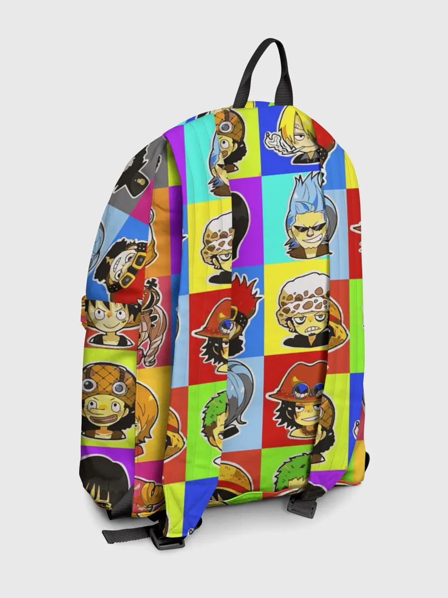 Рюкзак джинсовый / ONE PIECE / ВАН ПИС / УЗОР