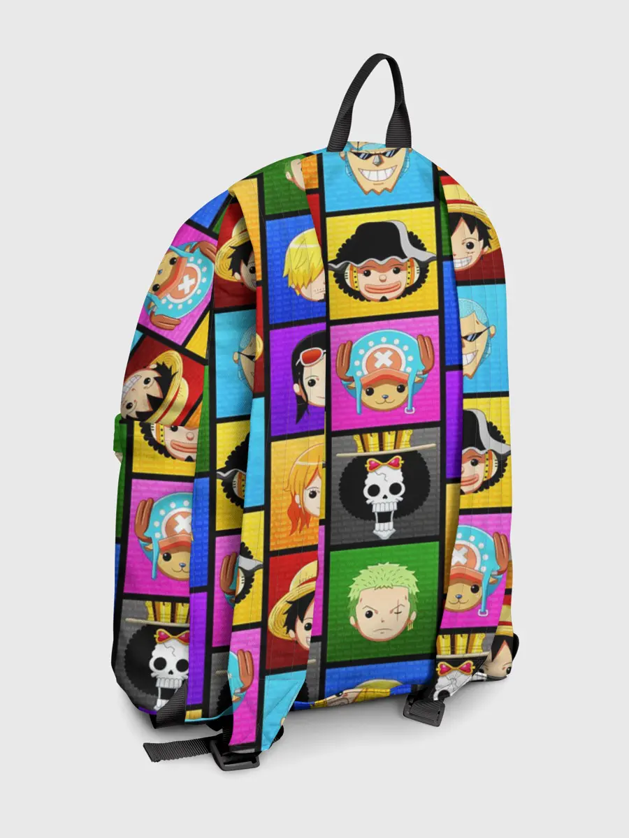 Рюкзак джинсовый / ONE PIECE / ВАН ПИС / ГЕРОИ
