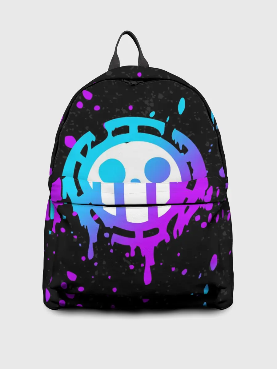 Рюкзак джинсовый / ONE PIECE / ВАН ПИС / НЕОН