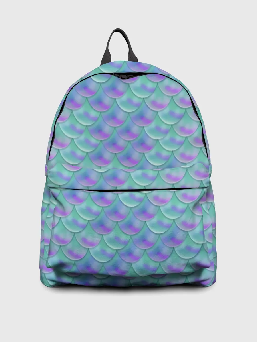 Рюкзак джинсовый / РУСАЛКА | ЧЕШУЯ