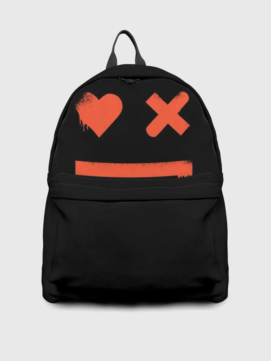 Рюкзак джинсовый / Smile | Love Death and Robots