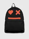 Рюкзак джинсовый / Smile | Love Death and Robots