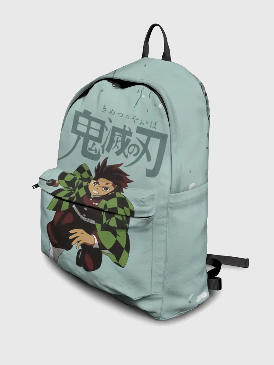 Рюкзак джинсовый / Танджиро Камадо Kimetsu no Yaiba