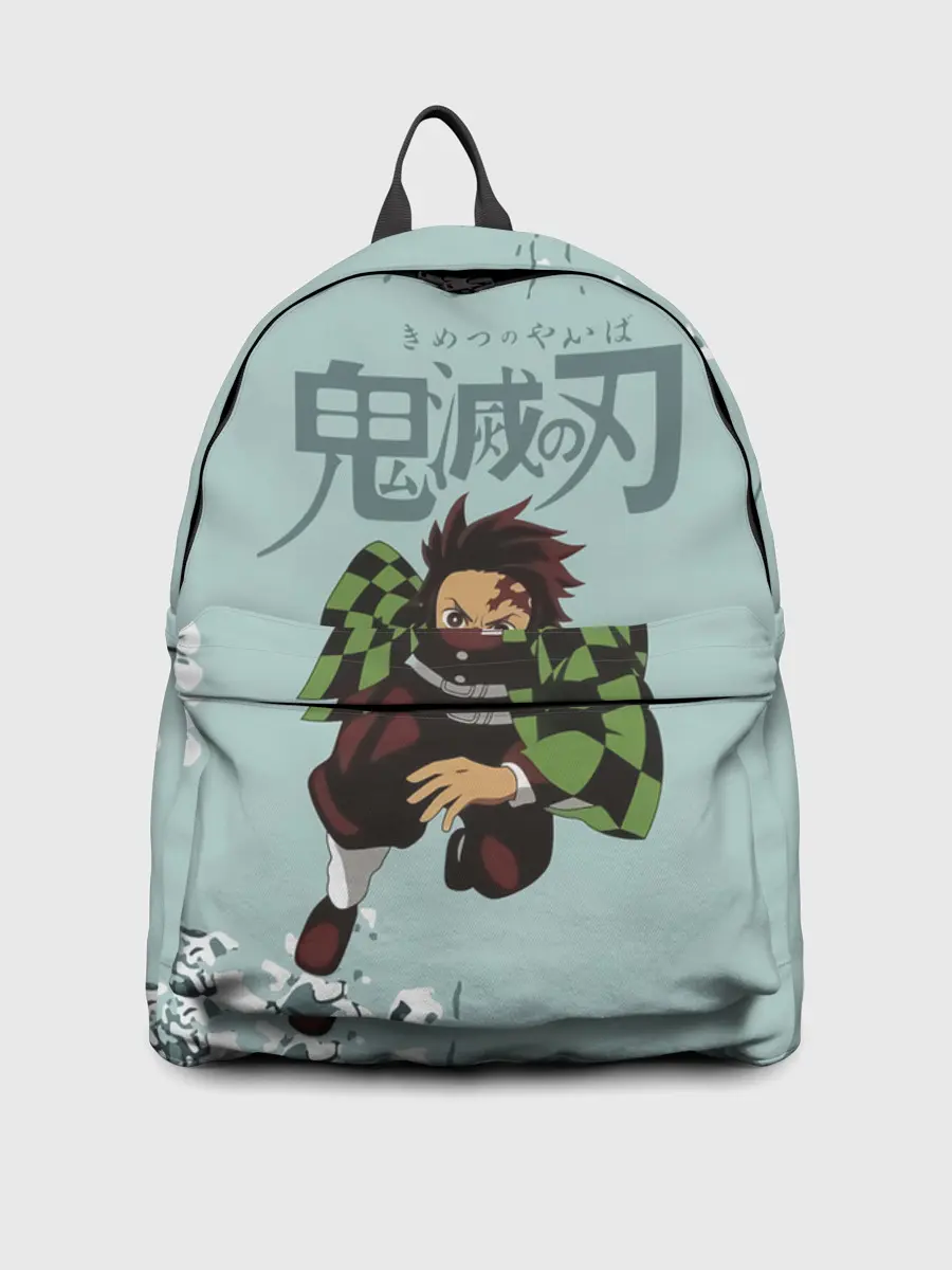 Рюкзак джинсовый / Танджиро Камадо Kimetsu no Yaiba