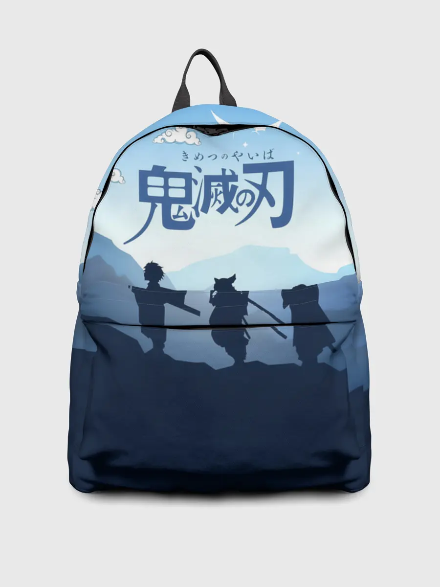 Рюкзак джинсовый / Клинок, рассекающий демонов в горах