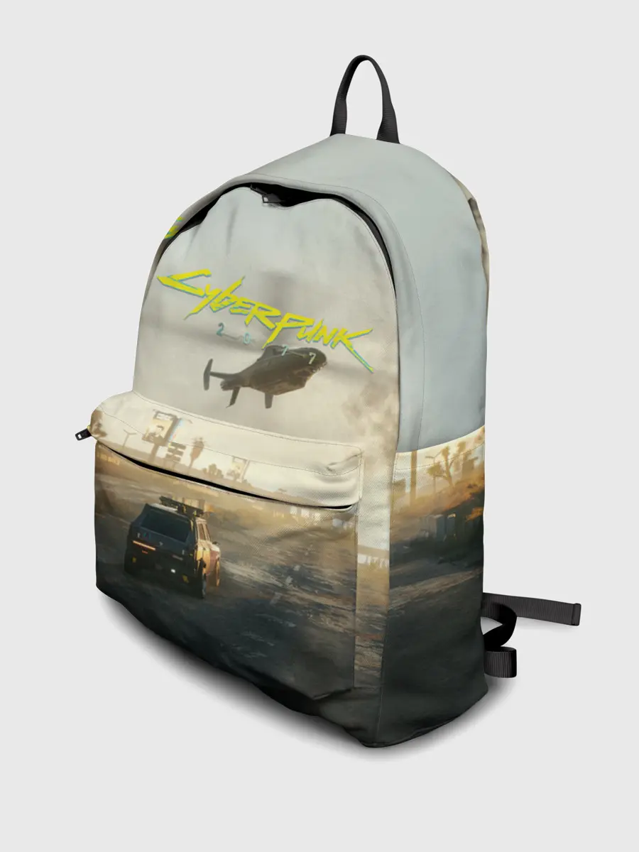 Рюкзак джинсовый / CYBERPUNK 2077 | КИБЕРПАНК