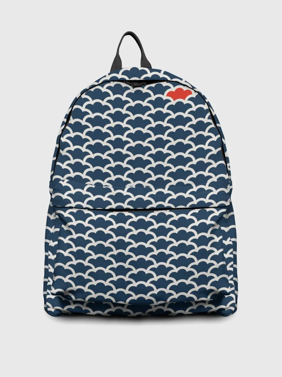 Рюкзак джинсовый / Драконья чешуя