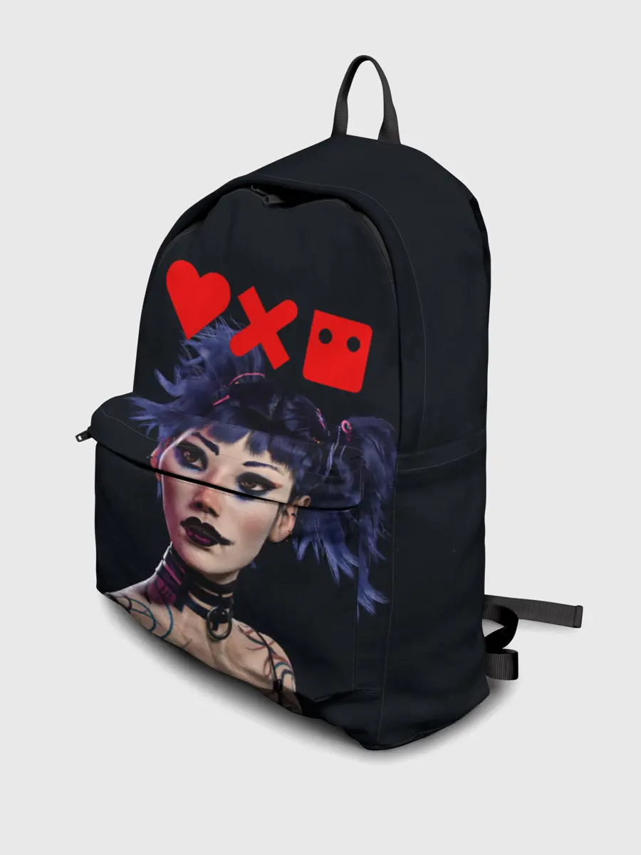 Рюкзак джинсовый / Love, Death and Robots | Lora