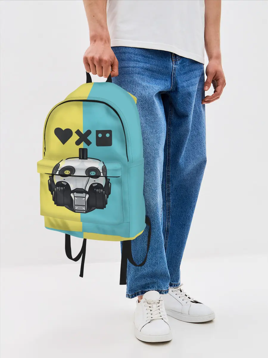 Рюкзак джинсовый / XBOT 4000 | Love, Death and Robots