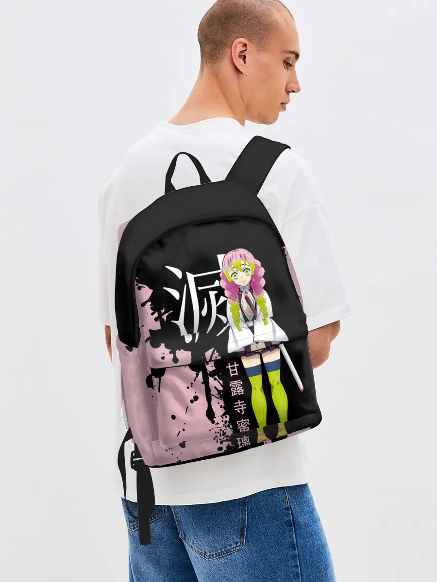 Рюкзак джинсовый / Mitsuri Kanroji | Kimetsu no Yaiba