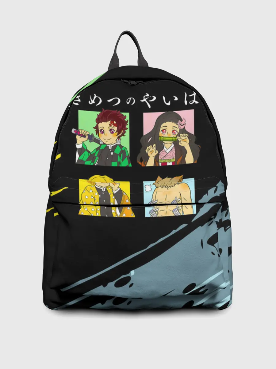 Рюкзак джинсовый / Танджиро Незуко Зеницу и Иноске