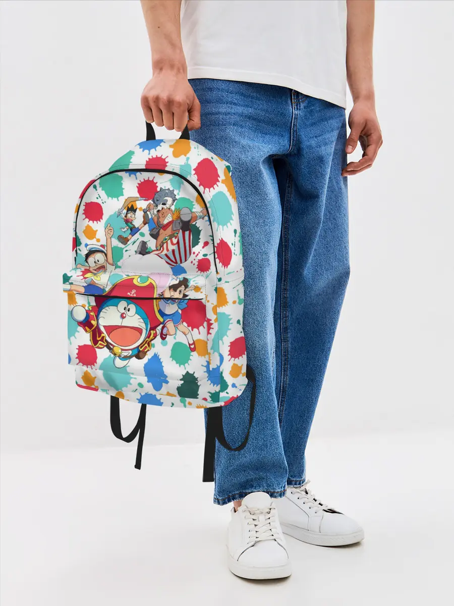 Рюкзак джинсовый / Дораэмон и компания