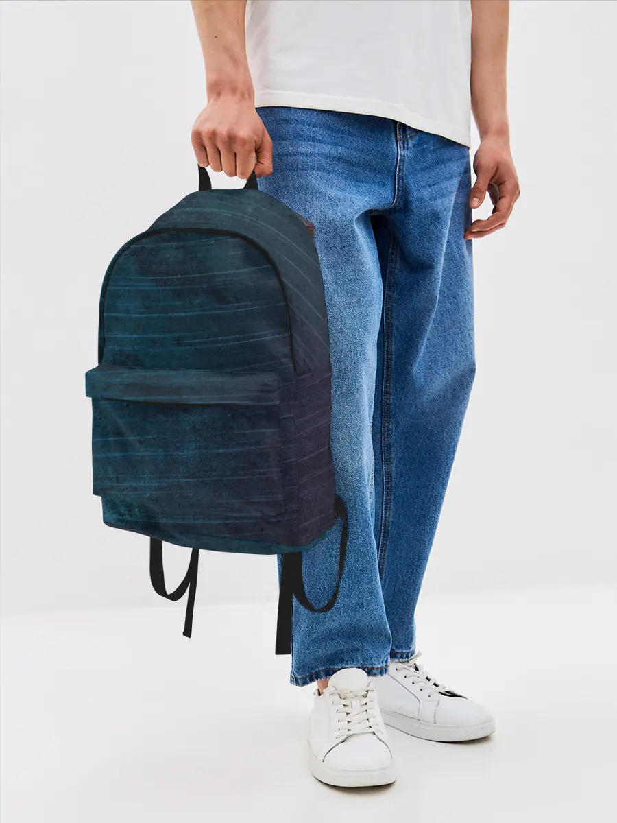 Рюкзак джинсовый / Texture. Blue Ripples