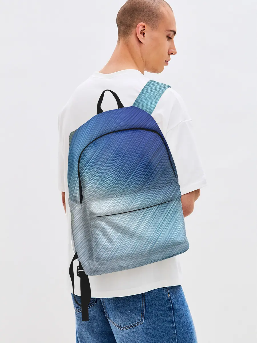 Рюкзак джинсовый / Текстура. Оттенки льда