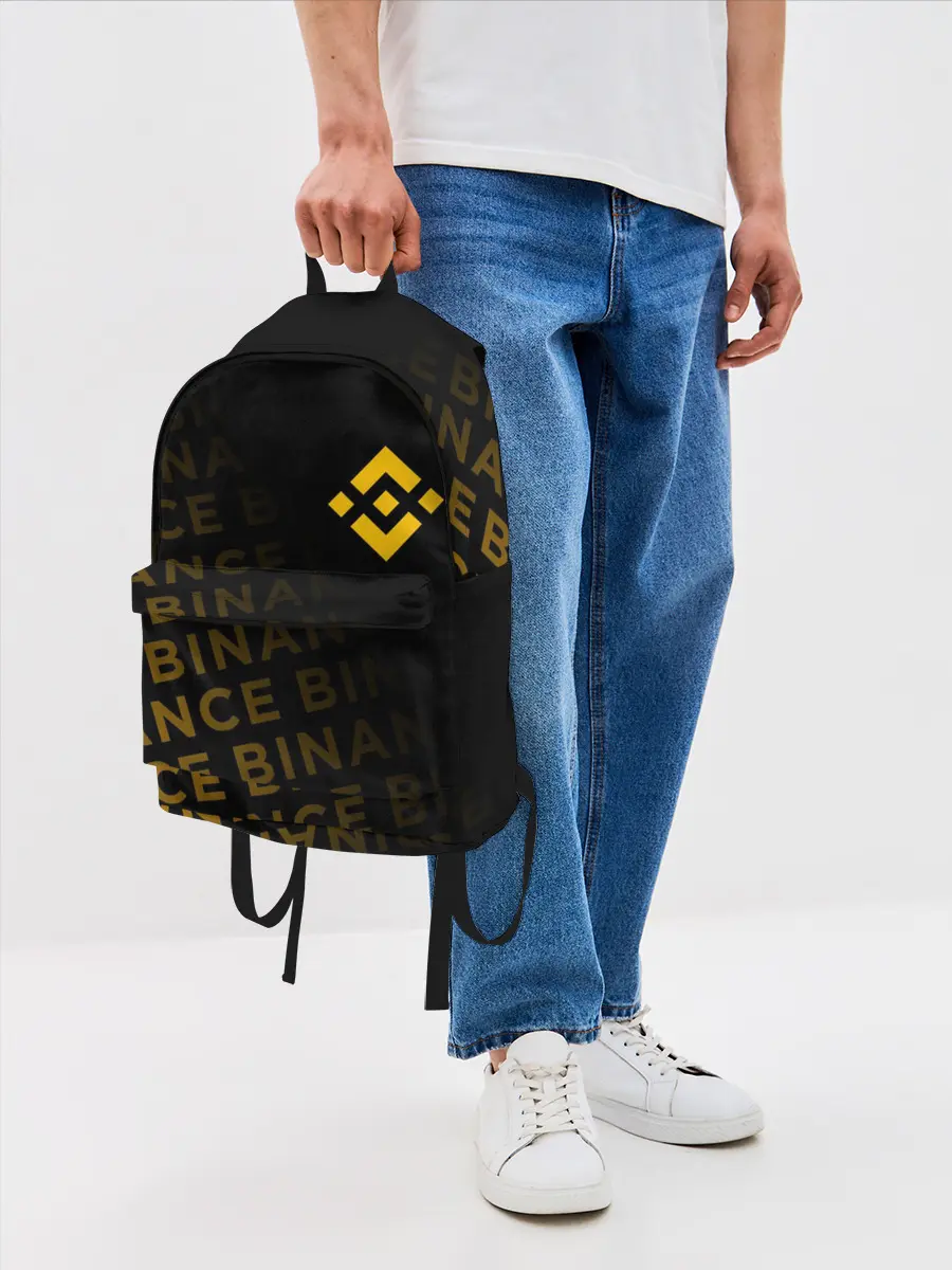 Рюкзак джинсовый / BINANCE / БИНАНС / БАНАН