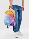 Рюкзак джинсовый / Радужная геометрия