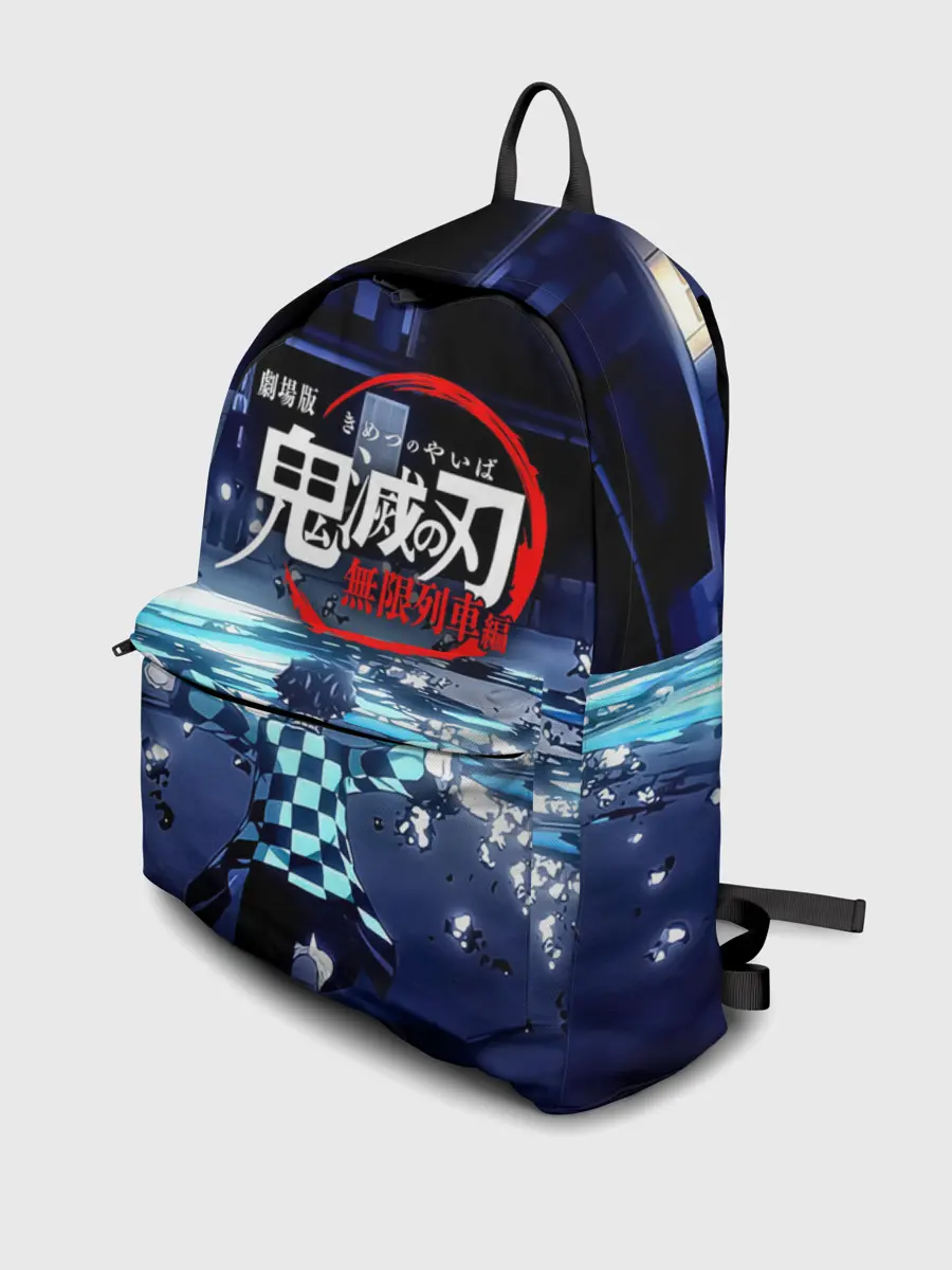 Рюкзак джинсовый / Танджиро | Клинок, рассекающий демонов