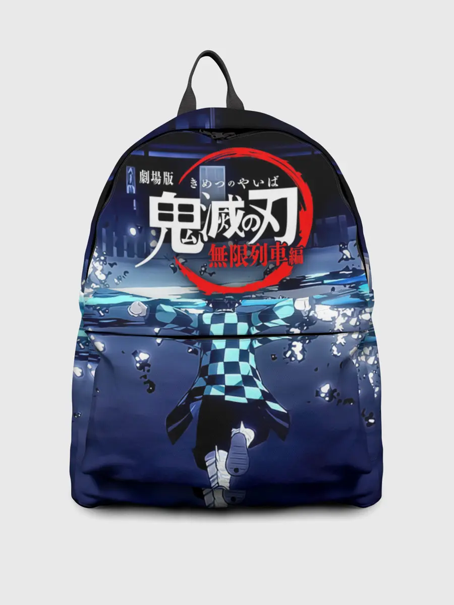 Рюкзак джинсовый / Танджиро | Клинок, рассекающий демонов