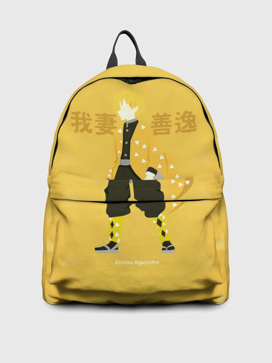 Рюкзак джинсовый / Zenitsu Agatsuma Kimetsu no Yaiba