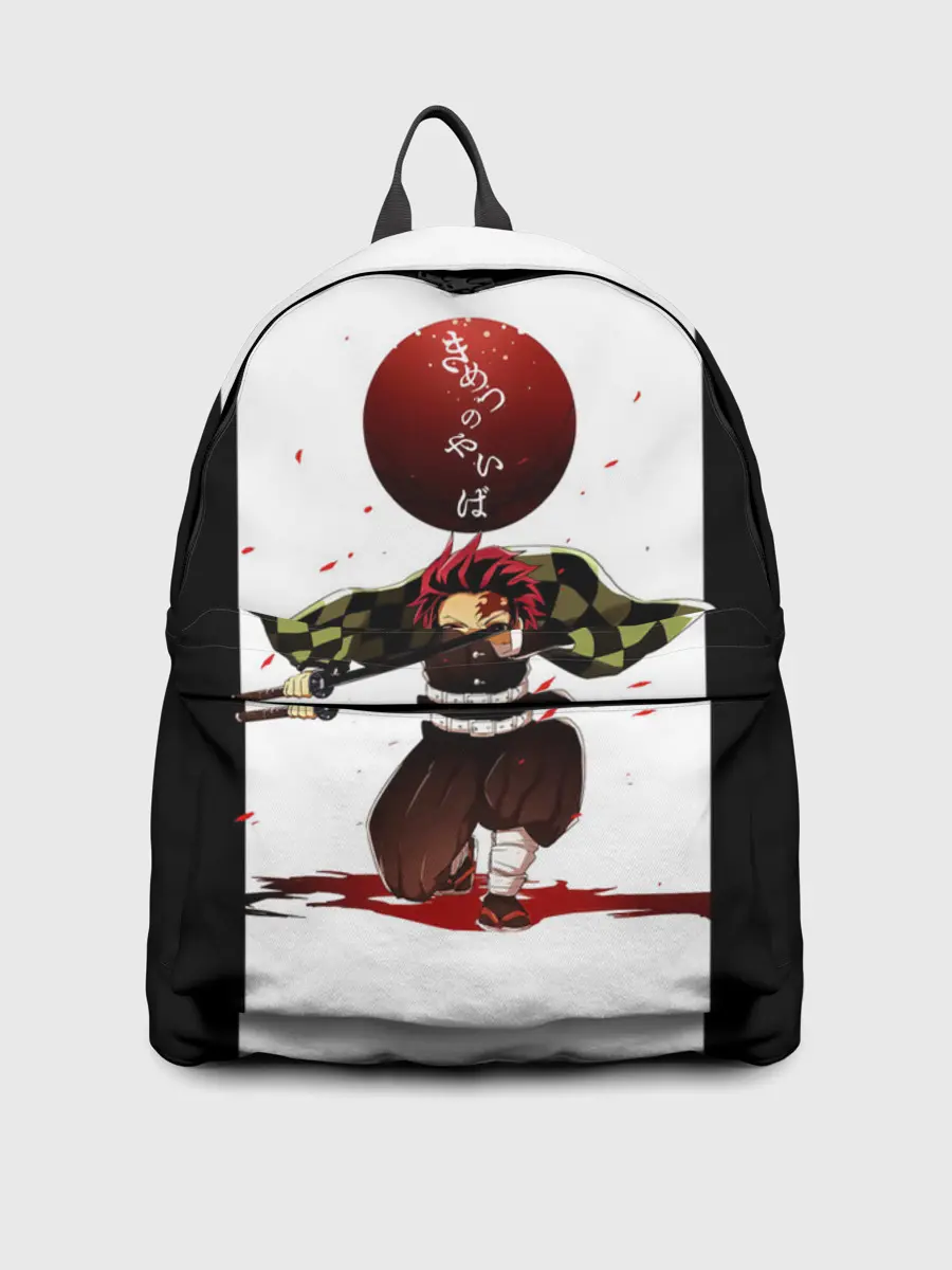 Рюкзак джинсовый / Танджиро Камадо Kimetsu no Yaiba