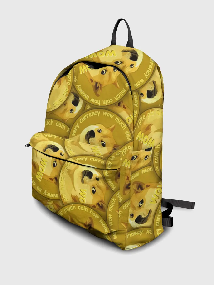 Рюкзак джинсовый / DOGECOIN / DOGE / ДОГИКОИН