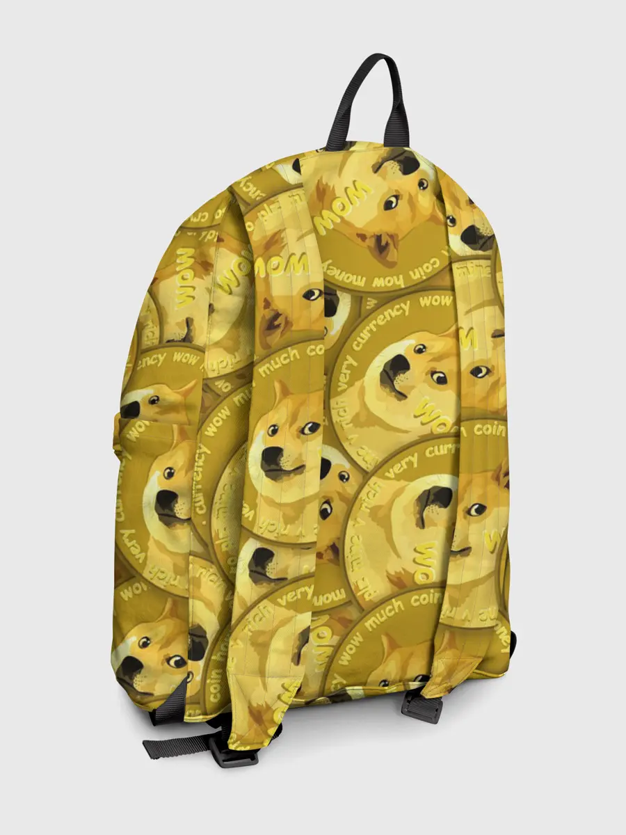 Рюкзак джинсовый / DOGECOIN / DOGE / ДОГИКОИН