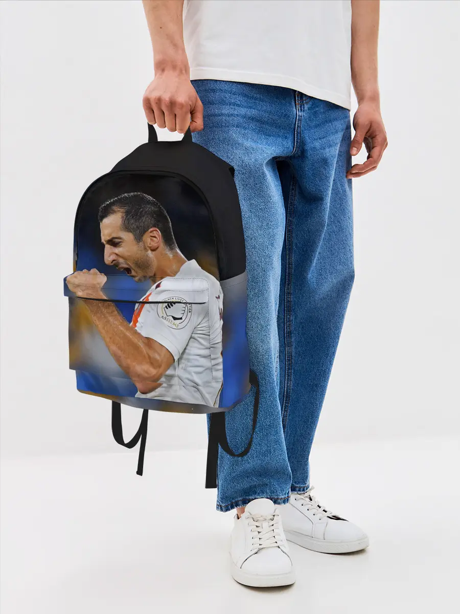 Рюкзак джинсовый / Генрих Мхитарян