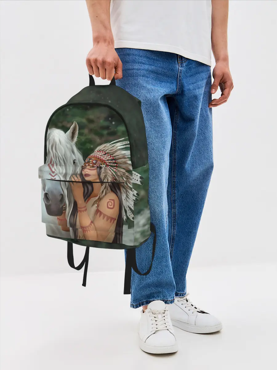 Рюкзак джинсовый / Дочь вождя