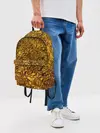 Рюкзак джинсовый / Сусальное золото