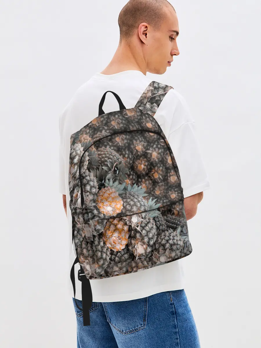 Рюкзак джинсовый / Спелые ананасы