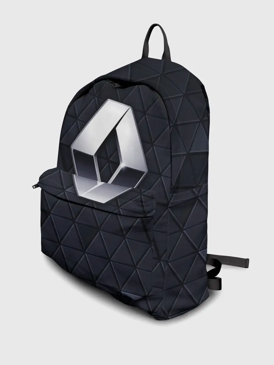 Рюкзак джинсовый / RENAULT РЕНО 3Д ГЕОМЕТРИЯ 3D