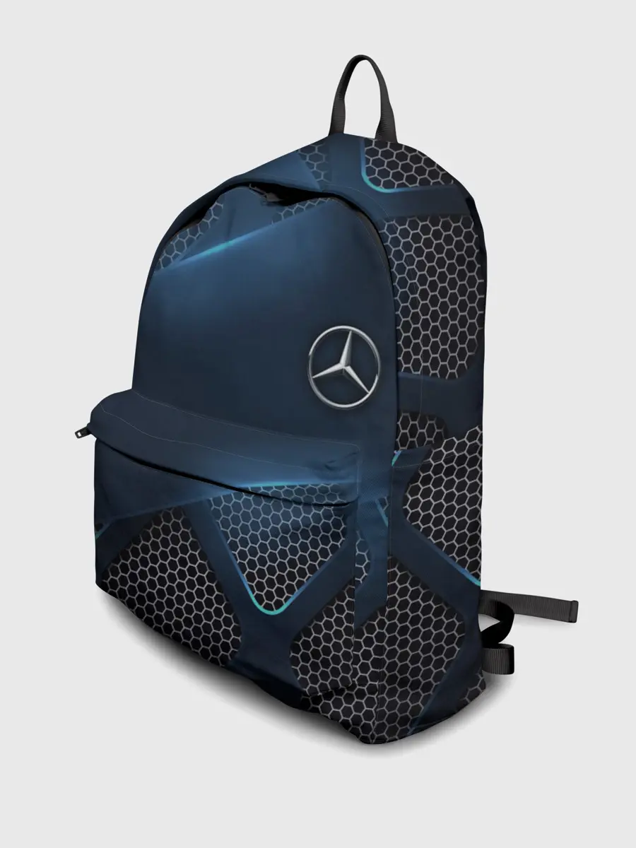 Рюкзак джинсовый / MERCEDES BENZ | 3D Geometry 3Д