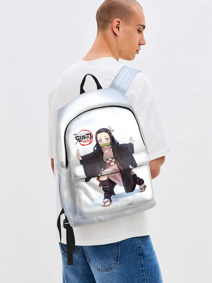 Рюкзак джинсовый / Nezuko Kamado Kimetsu no Yaiba