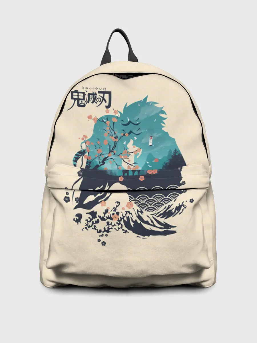 Рюкзак джинсовый / Танджиро и Незуко Kimetsu no Yaiba
