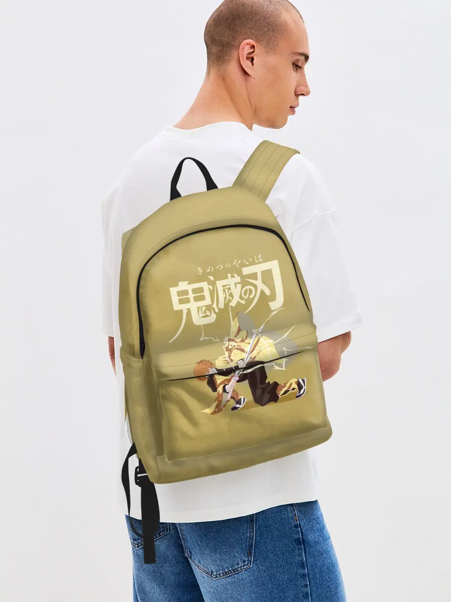 Рюкзак джинсовый / Зеницу Агацума | Kimetsu no Yaiba