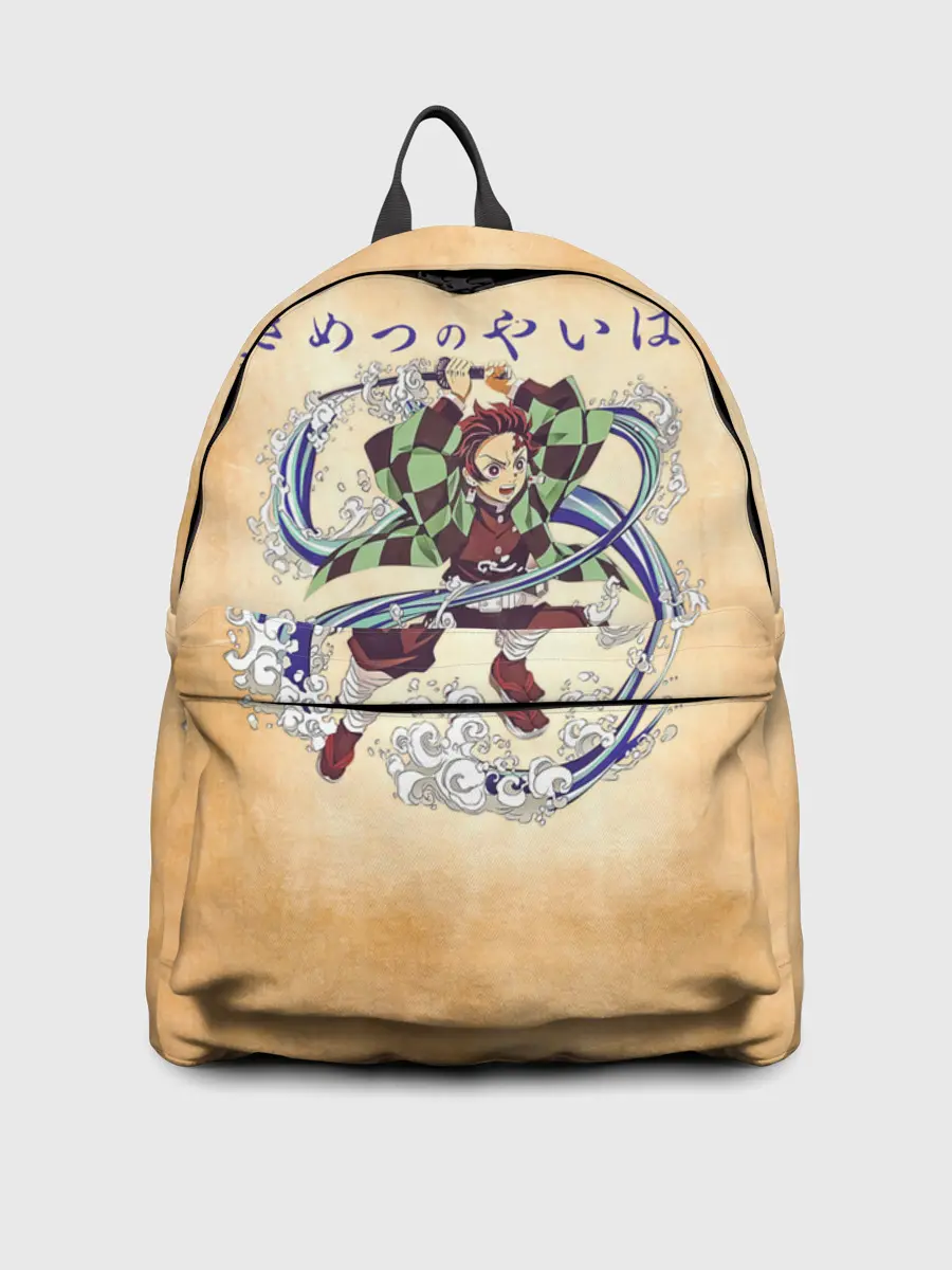 Рюкзак джинсовый / Танджиро Камадо Kimetsu no Yaiba