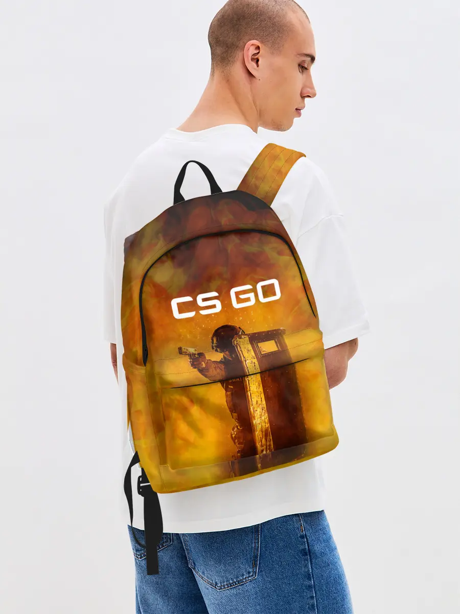 Рюкзак джинсовый / CS GO SWAT | КС ГО