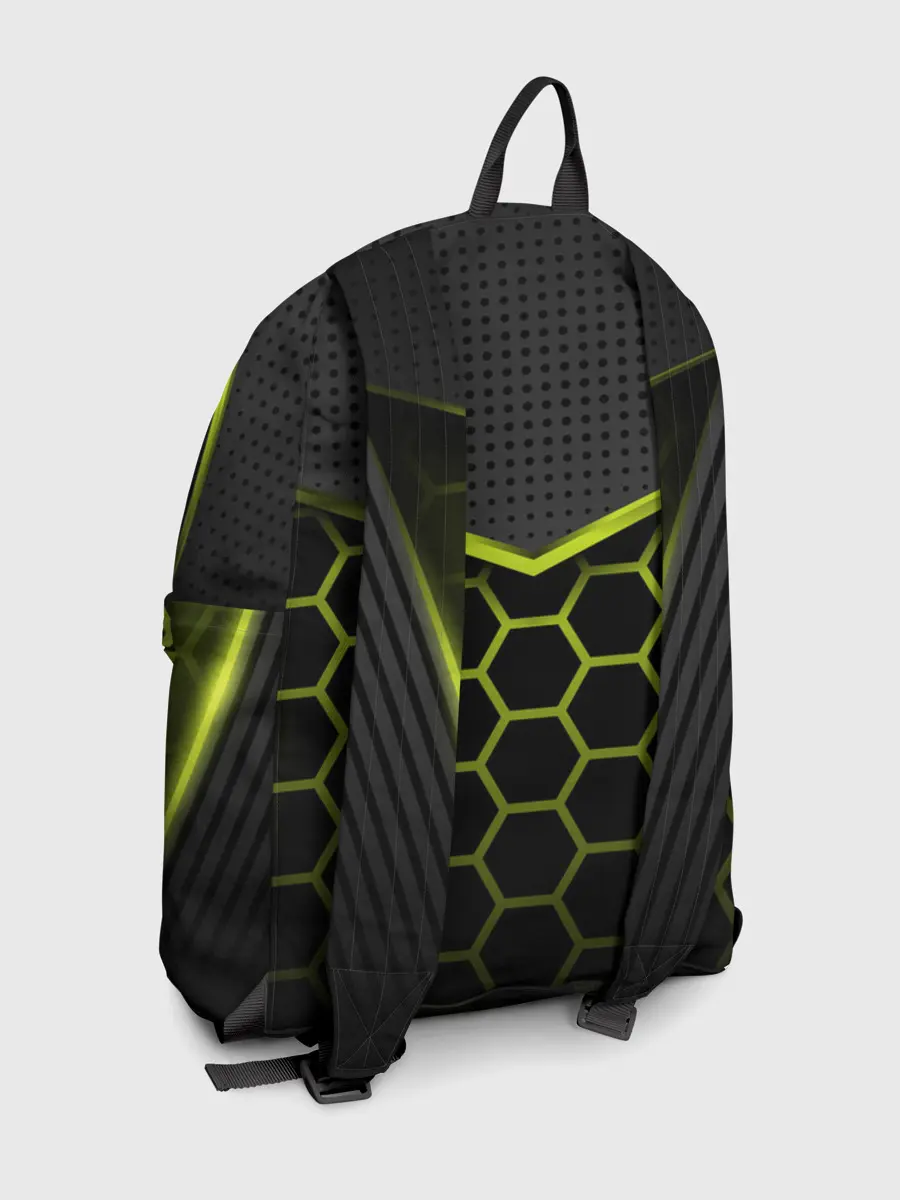 Рюкзак джинсовый / 3D СОТЫ / ОБЪЕМНАЯ БРОНЯ