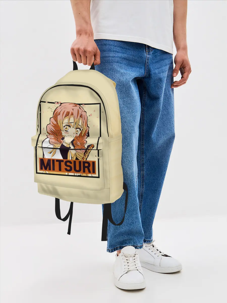 Рюкзак джинсовый / Mitsuri Kanroji | Kimetsu no Yaiba