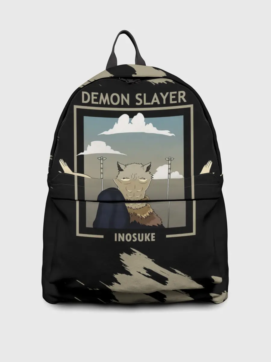 Рюкзак джинсовый / DEMON SLAYER INOSUKE