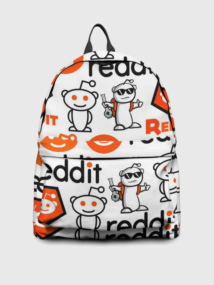 Рюкзак джинсовый / REDDIT / РЕДДИТ / ЛОГОБОМБИНГ