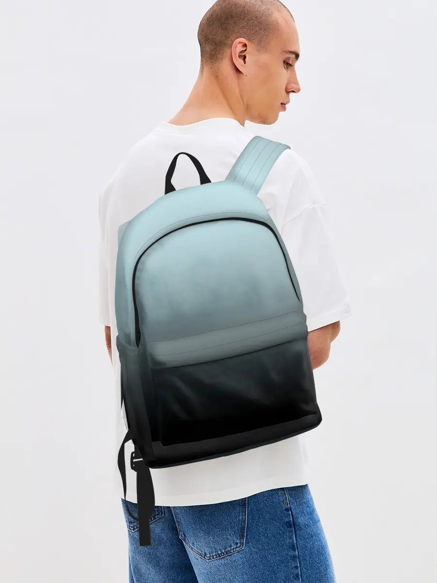 Рюкзак джинсовый / Black and Blue gradient