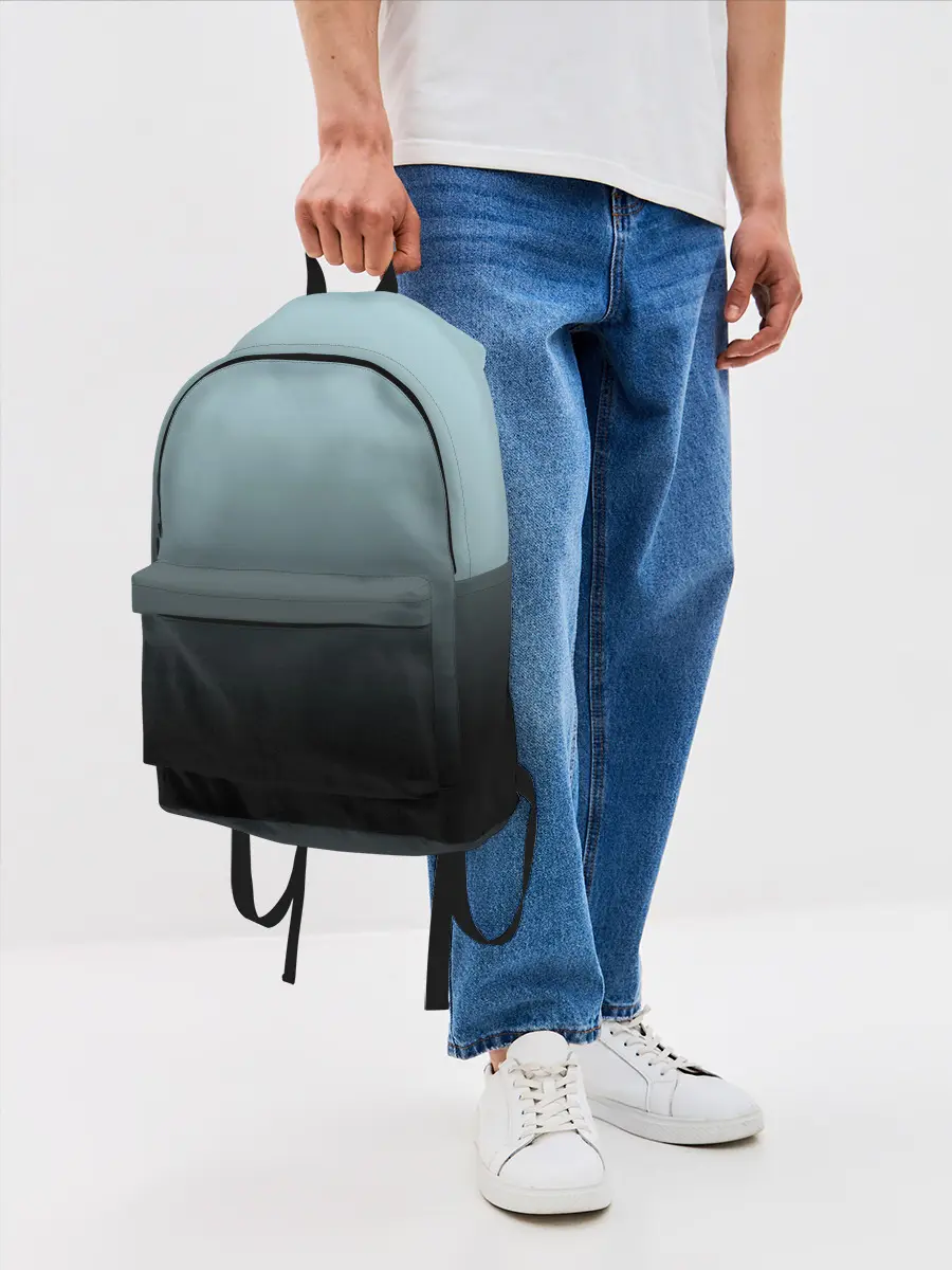 Рюкзак джинсовый / Black and Blue gradient