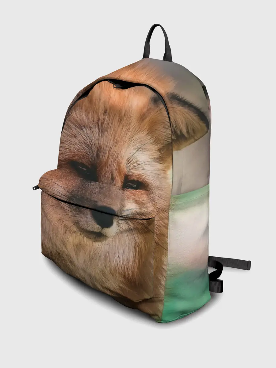 Рюкзак джинсовый / Строгая лисица