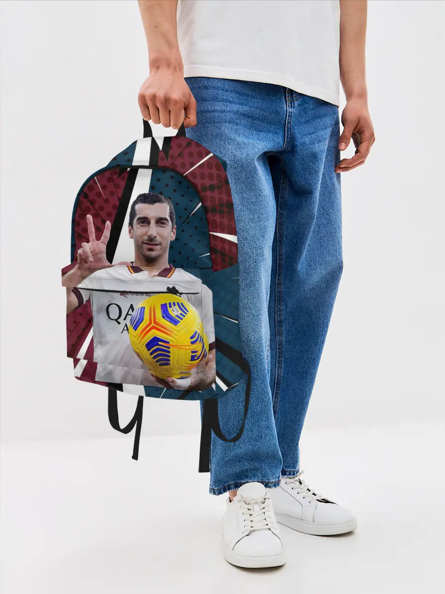 Рюкзак джинсовый / Генрих Мхитарян