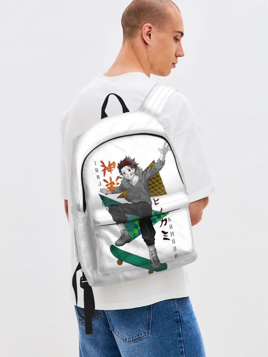 Рюкзак джинсовый / Танджиро Камадо Kimetsu no Yaiba